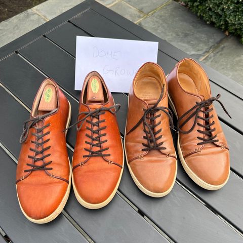 Crown Northampton Harlestone in Horween Unglazed Natural Shell Cordovan