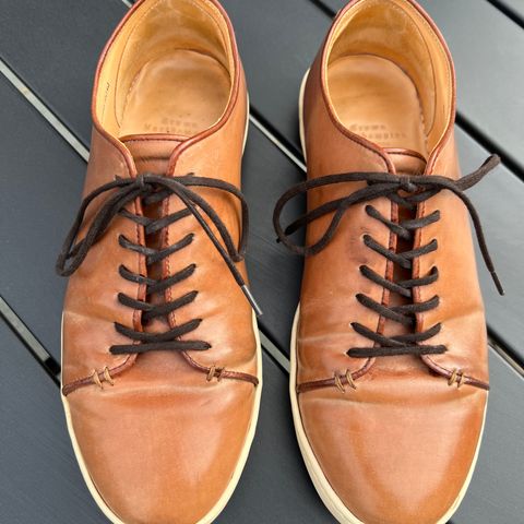 Crown Northampton Harlestone in Horween Unglazed Natural Shell Cordovan