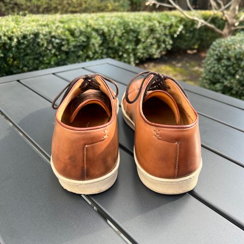 Crown Northampton Harlestone in Horween Unglazed Natural Shell Cordovan
