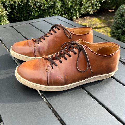 Crown Northampton Harlestone in Horween Unglazed Natural Shell Cordovan