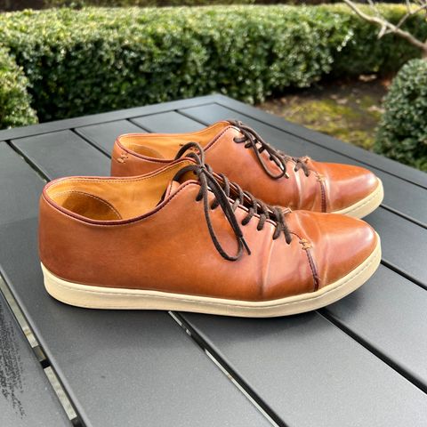Crown Northampton Harlestone in Horween Unglazed Natural Shell Cordovan