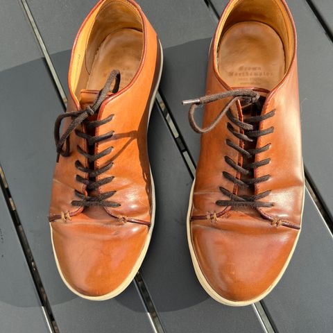 Crown Northampton Harlestone in Horween Unglazed Natural Shell Cordovan