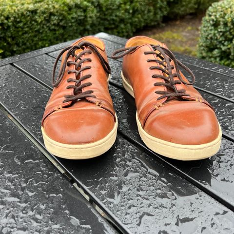 Crown Northampton Harlestone in Horween Unglazed Natural Shell Cordovan