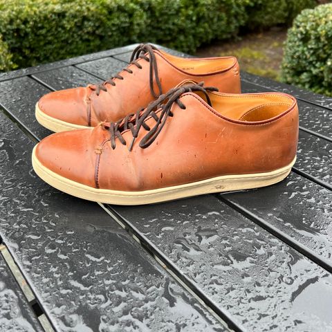 Crown Northampton Harlestone in Horween Unglazed Natural Shell Cordovan