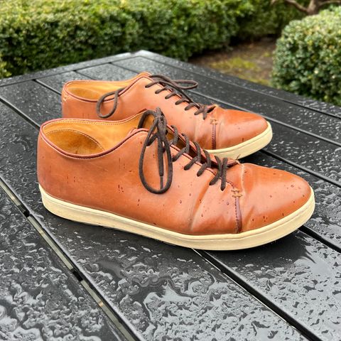 Crown Northampton Harlestone in Horween Unglazed Natural Shell Cordovan
