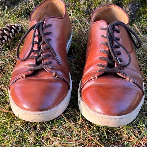 Crown Northampton Harlestone in Horween Unglazed Natural Shell Cordovan