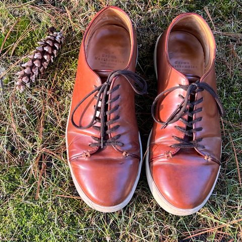 Crown Northampton Harlestone in Horween Unglazed Natural Shell Cordovan