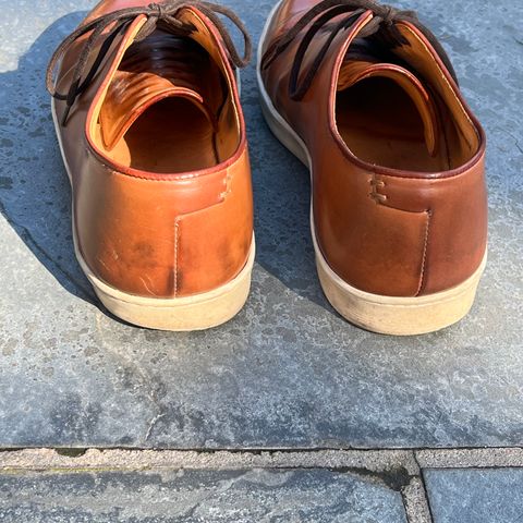 Crown Northampton Harlestone in Horween Unglazed Natural Shell Cordovan