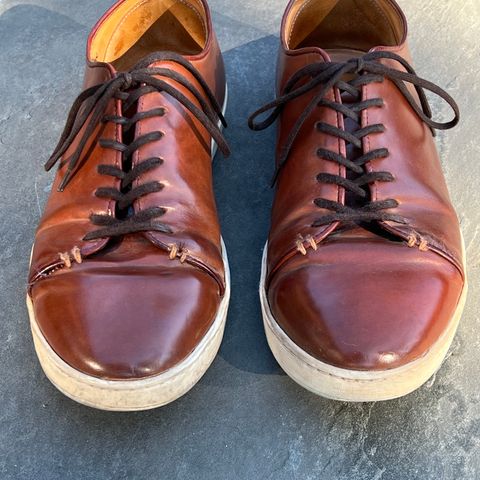 Crown Northampton Harlestone in Horween Unglazed Natural Shell Cordovan