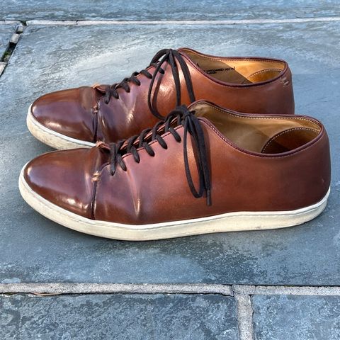 Crown Northampton Harlestone in Horween Unglazed Natural Shell Cordovan