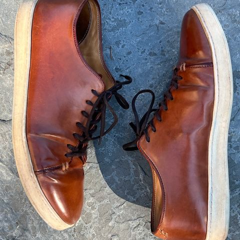 Crown Northampton Harlestone in Horween Unglazed Natural Shell Cordovan