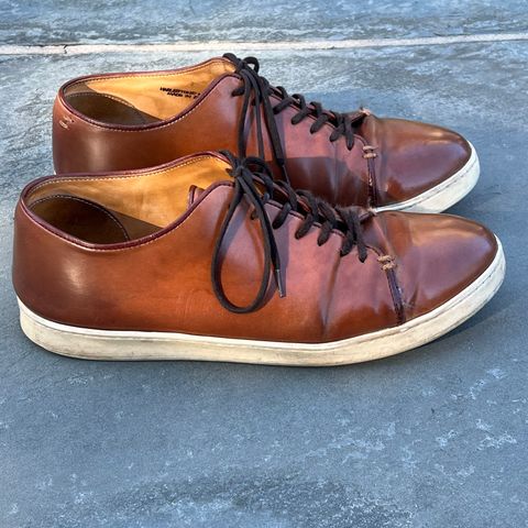 Crown Northampton Harlestone in Horween Unglazed Natural Shell Cordovan