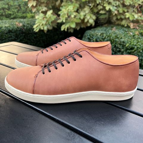 Crown Northampton Harlestone in Horween Unglazed Natural Shell Cordovan