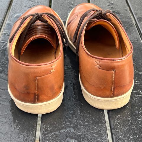 Crown Northampton Harlestone in Horween Unglazed Natural Shell Cordovan