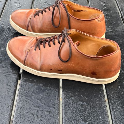 Crown Northampton Harlestone in Horween Unglazed Natural Shell Cordovan