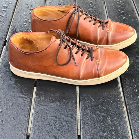 Crown Northampton Harlestone in Horween Unglazed Natural Shell Cordovan