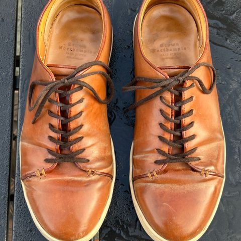 Crown Northampton Harlestone in Horween Unglazed Natural Shell Cordovan