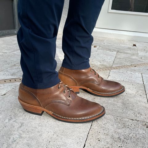 Nicks Packer in Horween Natural Chromexcel