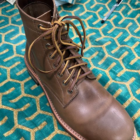 Oak Street Bootmakers Trench Boot in Horween Natural Chromexcel