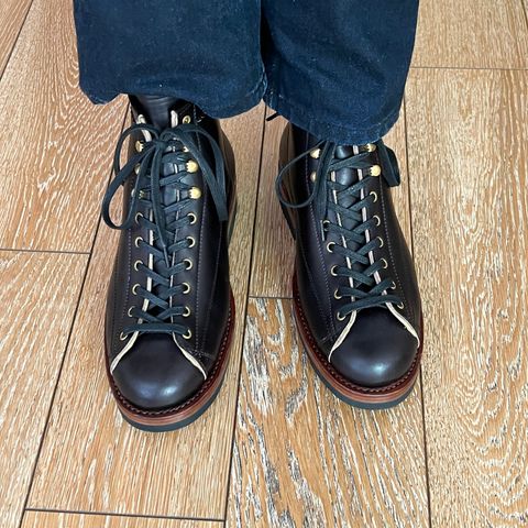 Sagara Cordmaster in Conceria Cloe Superlux Horsebutt Overdyed Black