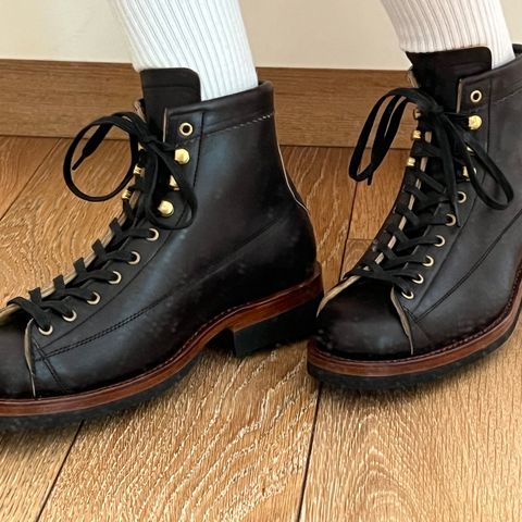 Sagara Cordmaster in Conceria Cloe Superlux Horsebutt Overdyed Black