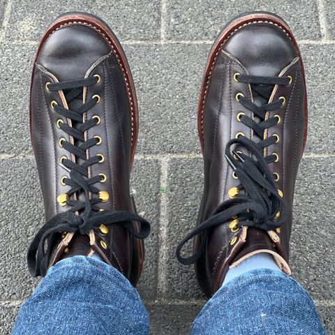 Sagara Cordmaster in Conceria Cloe Superlux Horsebutt Overdyed Black