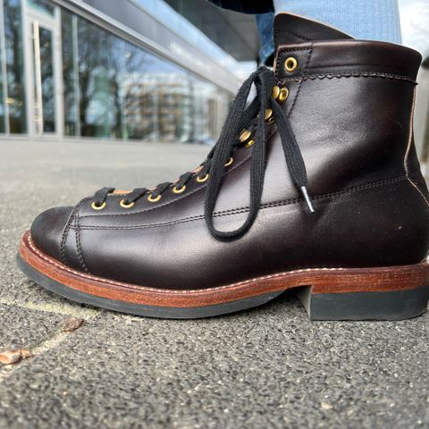 Sagara Cordmaster in Conceria Cloe Superlux Horsebutt Overdyed Black
