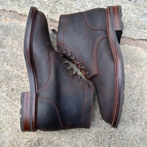 Caswell Lisbon in C.F. Stead Snuff Waxy Commander Suede