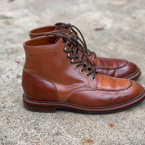 Grant Stone Ottawa Boot in Horween Honey Glazed Shell Cordovan