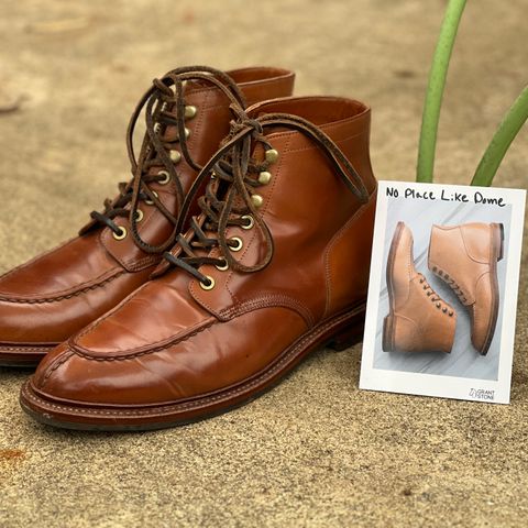 Grant Stone Ottawa Boot in Horween Honey Glazed Shell Cordovan