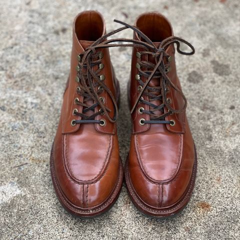 Grant Stone Ottawa Boot in Horween Honey Glazed Shell Cordovan