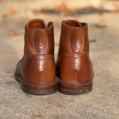 Grant Stone Ottawa Boot in Horween Honey Glazed Shell Cordovan