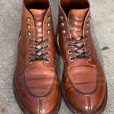 Grant Stone Ottawa Boot in Horween Honey Glazed Shell Cordovan
