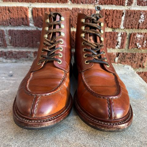 Grant Stone Ottawa Boot in Horween Honey Glazed Shell Cordovan