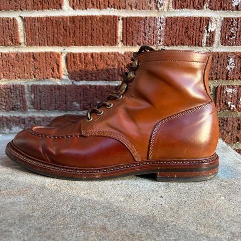 Grant Stone Ottawa Boot in Horween Honey Glazed Shell Cordovan