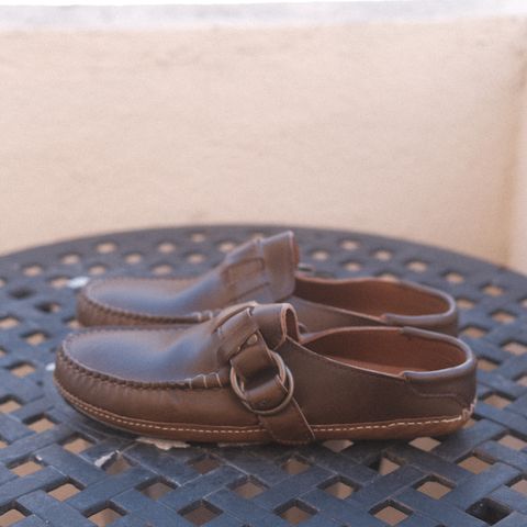 Quoddy Ring Mule in Horween Olive Chromexcel