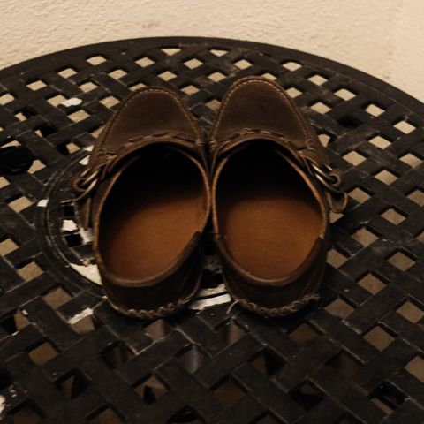 Quoddy Ring Mule in Horween Olive Chromexcel