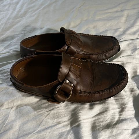 Quoddy Ring Mule in Horween Olive Chromexcel