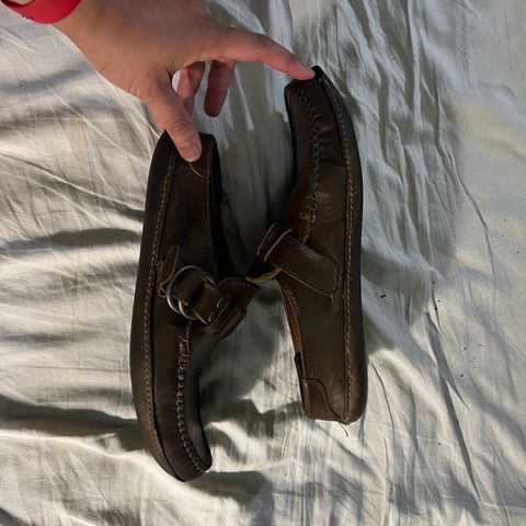 Quoddy Ring Mule in Horween Olive Chromexcel