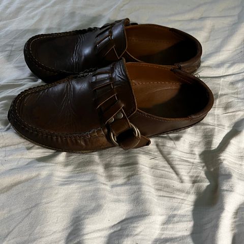 Quoddy Ring Mule in Horween Olive Chromexcel