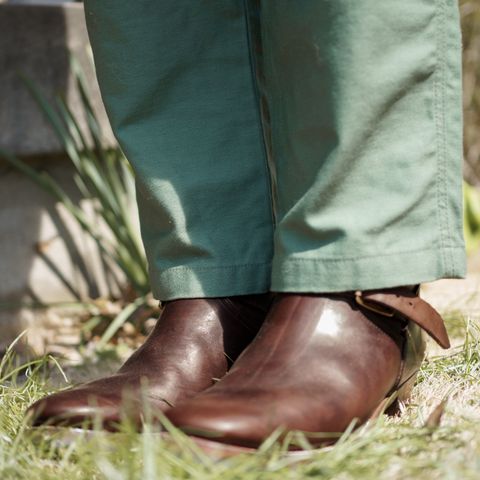 Clinch Engineer Boots 11-Inch Height in Natural Horsebutt