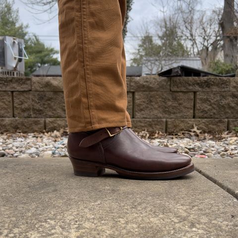 Clinch Engineer Boots 11-Inch Height in Natural Horsebutt