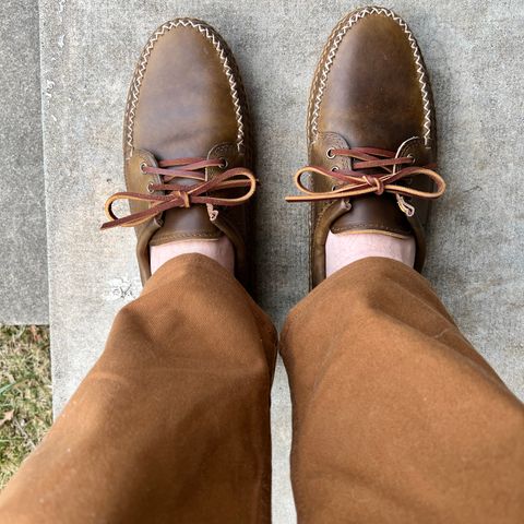 Quoddy in Horween Olive Chromexcel