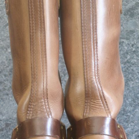 View photo of Wesco Harness in Horween Natural Chromexcel