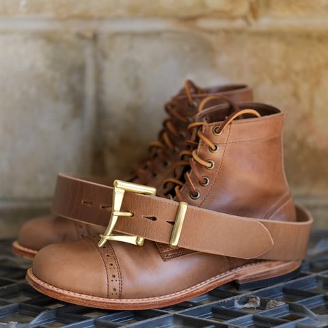 Oak Street Bootmakers Trench Boot in Horween Natural Chromexcel