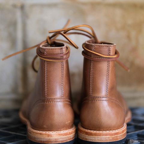 Oak Street Bootmakers Trench Boot in Horween Natural Chromexcel