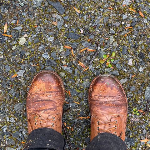 Oak Street Bootmakers Trench Boot in Horween Natural Chromexcel