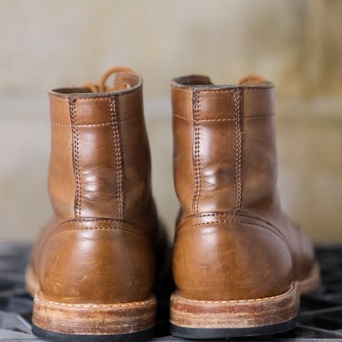 Oak Street Bootmakers Trench Boot in Horween Natural Chromexcel