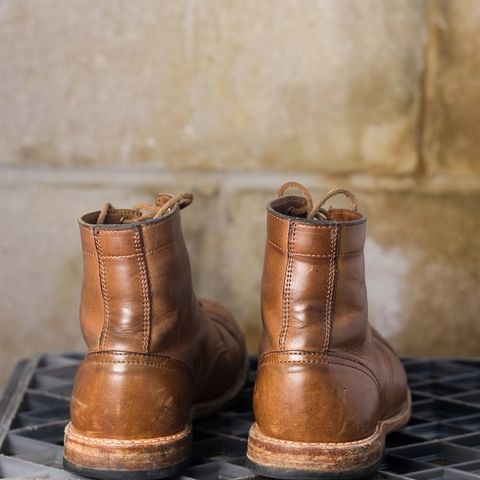 Oak Street Bootmakers Trench Boot in Horween Natural Chromexcel