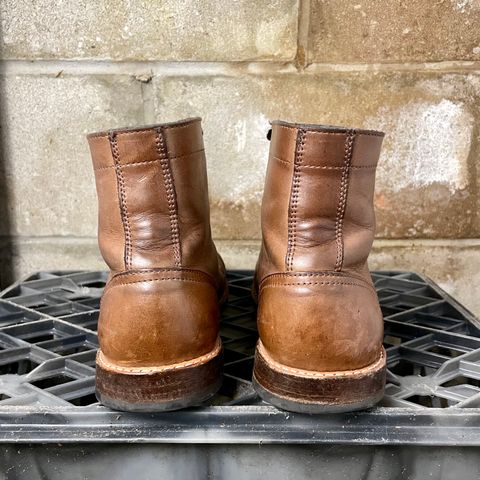 Oak Street Bootmakers Trench Boot in Horween Natural Chromexcel